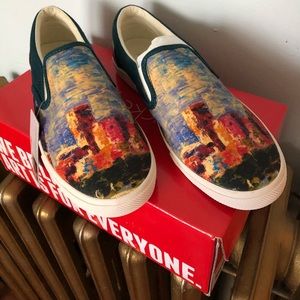 Chicago skyline painted slides